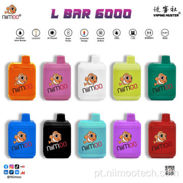 L Bar E-Cigarette 6000 Puffs